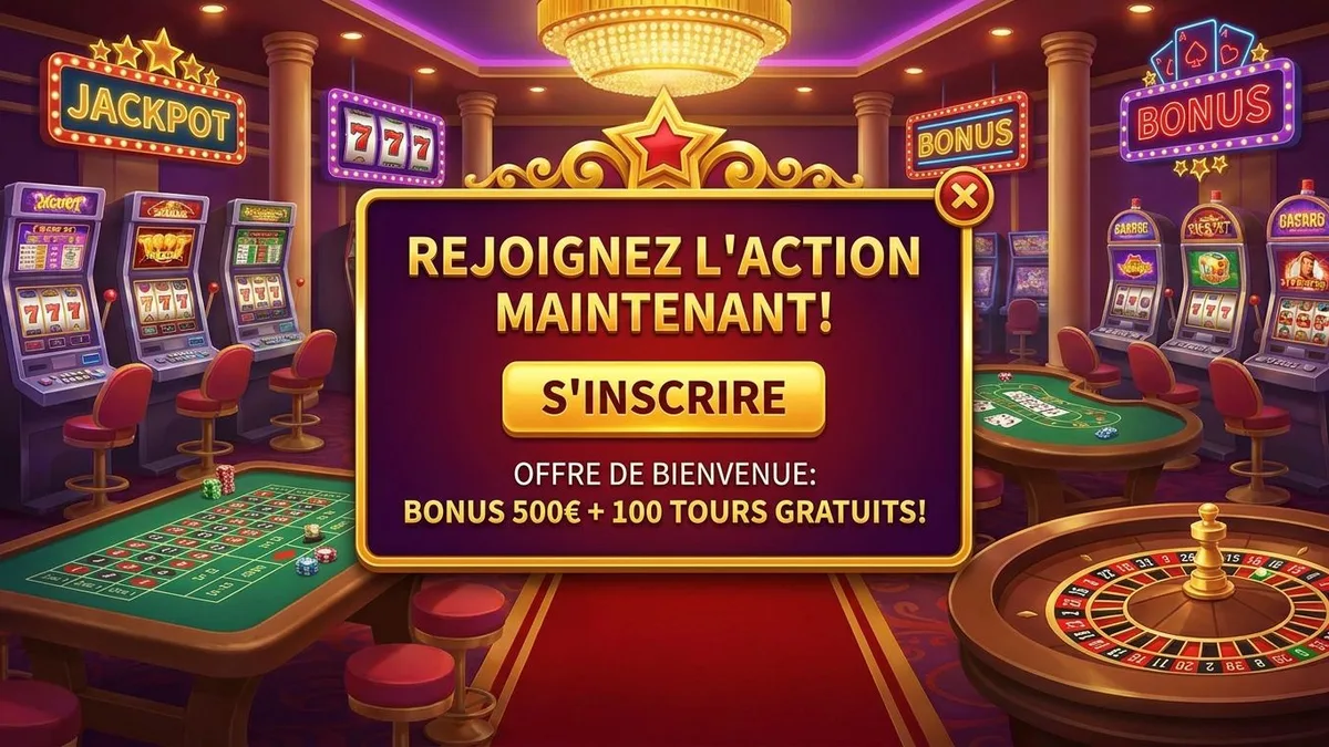 Inscription avec bonus